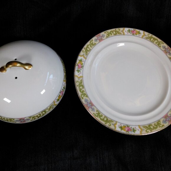 Noritake Covered Cheese Dish # 23215 - Picture 3 of 5